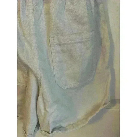 Gianni Bini Tori White Denim Short Sleeve Overall Flight Suit Button Romper XS - Picture 9 of 9